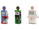 "Vintage Gas Pump" Set of 3 Pumps Series 13 1/18 Diecast Models by Greenlight