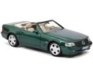 1999 Mercedes-Benz SL 500 Cabriolet Green Metallic 1/18 Diecast Model Car by Norev