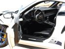 2022 Porsche 911 GT3 RS Weissach Package White with Carbon Top and Indigo Blue Wheels 1/18 Diecast Model Car by Norev