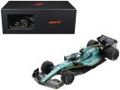 Aston Martin AMR22 #5 Sebastian Vettel "Aramco-Cognizant" Formula One F1 "Abu Dhabi GP" (2022) with Acrylic Display Case 1/18 Model Car by Spark