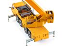 Mobile Crane Yellow 1/55 Diecast Model by Siku