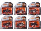 Harley-Davidson Motorcycles 6 piece Set Series 41 1/18 Diecast Models by Maisto