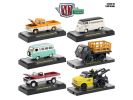 Auto Thentics 6 Piece Set Release 50 IN DISPLAY CASES 1/64 Diecast Model Cars by M2 Machines