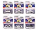 "Hot Pursuit" Special Edition "FBI Police (Federal Bureau of Investigation Police)" Set of 6 Police Cars 1/64 Diecast Model Cars by Greenlight