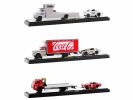 Auto Haulers "Coca-Cola" Set of 3 pieces Release 19 Limited Edition to 8400 pieces Worldwide 1/64 Diecast Models by M2 Machines