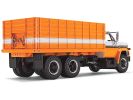 1970 Chevrolet C65 Grain Truck Orange and White 1/64 Diecast Model by DCP/First Gear