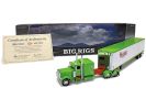 Peterbilt 389 with 63" Flat-Top Sleeper and 53' Utility Trailer "Hallahan Transport" Green "Big Rigs" Series 1/64 Diecast Model by DCP/First Gear