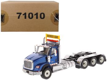 International HX620 Day Cab Tridem Tractor Blue 1/50 Diecast Model by Diecast Masters
