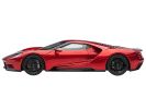 2017 Ford GT Liquid Red with Silver Stripes 1/18 Model Car by Autoart