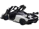 Mclaren Senna Vision Pure White and Black 1/18 Model Car by Autoart