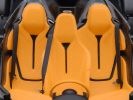 McLaren Speedtail Lantana Purple Metallic with Black Top and Yellow Interior and Suitcase Accessories  1/18 Model Car by Autoart