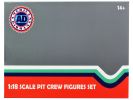 Formula One F1 Pit Crew 7 Figure Set Team Red Release III for 1/18 Scale Models by American Diorama
