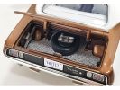 1971 Plymouth Barracuda Tahitian Walnut Metallic and White with White Vinyl Top Limited Edition to 258 pieces Worldwide 1/18 Diecast Model Car by ACME