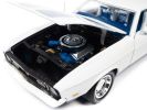 1972 Ford Mustang Sprint White with Blue Stripes "Class of 1972" "American Muscle" Series 1/18 Diecast Model Car by Auto World