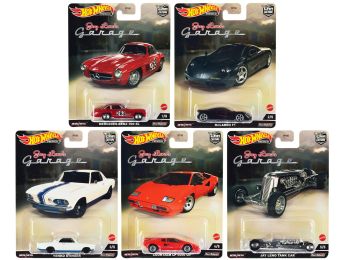 "Jay Lenoâ€™s Garage" 5 piece Set "Car Culture" Series Diecast Model Cars by Hot Wheels