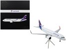 Airbus A320neo Commercial Aircraft "LATAM Airlines" (CC-BHG) White with Striped Tail "Gemini 200" Series 1/200 Diecast Model Airplane by GeminiJets