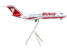 McDonnell Douglas DC-9-15 Commercial Aircraft "Midway Airlines" White with Red Tail "Gemini 200" Series 1/200 Diecast Model Airplane by GeminiJets