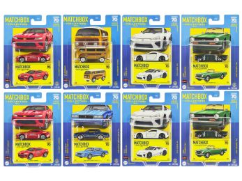 "Collectors" Superfast 2023 Assortment U "70 Years" Special Edition Set of 8 pieces Diecast Model Cars by Matchbox