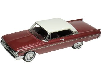 1961 Mercury Monterey Red Metallic with White Top Limited Edition to 210 pieces Worldwide 1/43 Model Car by Goldvarg Collection