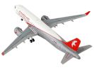 Airbus A320 Commercial Aircraft "Air Arabia" White and Gray with Red Tail 1/400 Diecast Model Airplane by GeminiJets