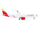 Airbus A321neo Commercial Aircraft "Iberia Express" White with Red Tail 1/400 Diecast Model Airplane by GeminiJets