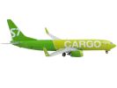 Boeing 737-800BCF Commercial Aircraft "S7 Airlines Cargo" Green 1/400 Diecast Model Airplane by GeminiJets