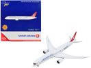 Boeing 787-9 Commercial Aircraft with Flaps Down "Turkish Airlines" White with Red Tail 1/400 Diecast Model Airplane by GeminiJets