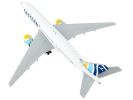 Boeing 777-200ER Commercial Aircraft "Eastern Air Lines" White with Striped Tail 1/400 Diecast Model Airplane by GeminiJets