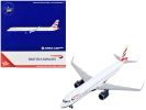 Airbus A321neo Commercial Aircraft "British Airways" White with Tail Stripes 1/400 Diecast Model Airplane by GeminiJets