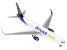 Boeing 767-300ER Commercial Aircraft "Atlas Air" White and Blue 1/400 Diecast Model Airplane by GeminiJets