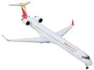 Bombardier CRJ1000 Commercial Aircraft "Iberia Regional" (EC-MVZ) White with Red Tail 1/400 Diecast Model Airplane by GeminiJets