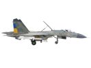 Sukhoi Su-27 Flanker Fighter Aircraft "Compass Ghost Grey Scheme" (2023) Ukrainian Air Force "Air Power Series" 1/72 Diecast Model by Hobby Master