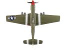 North American P-51B Mustang Fighter Aircraft "Steve Pisanos 4th FG 334th FS" (1944) "Air Power Series" 1/48 Diecast Model by Hobby Master