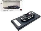 McLaren Elva Convertible #4 Carbon Black with White and Red Stripes 1/64 Diecast Model Car by LCD Models