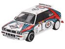 Lancia Delta HF Integrale Evoluzione "Martini Racing - 1992 Rally MonteCarlo" 4 Piece Set 1/64 Diecast Models by Mini GT