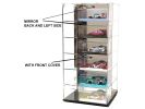 Showcase Large 24 Car Display Desktop Spinner with Mirror Back "Mijo Exclusives" for 1/64 Scale Models