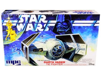 Skill 2 Model Kit Darth Vader's Tie Fighter "Star Wars: Episode IV â€“ A New Hope" (1977) Movie by MPC