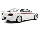 2000 Nissan Silvia (S15) NISMO S-Tune RHD (Right Hand Drive) White with Stripes Limited Edition to 2500 pieces Worldwide 1/18 Model Car by Otto Mobile