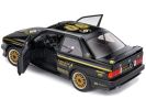 1990 BMW E30 M3 Black "Solido 90th Anniversary" Livery Limited Edition "Competition" Series 1/18 Diecast Model Car by Solido