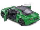 2021 Alpine A110 Pure Vert Jardin Green Metallic with Black Top 1/18 Diecast Model Car by Solido