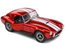 1965 Shelby Cobra 427 MKII Red Metallic with White Stripes 1/18 Diecast Model Car by Solido