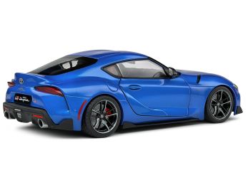 2021 Toyota GR Supra Horizon Blue Metallic 1/18 Diecast Model Car by Solido