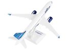 Airbus A220-300 Commercial Aircraft with Landing Gear "JetBlue Airways" (N3044J) White with Blue Tail (Snap-Fit) 1/100 Plastic Model by Skymarks