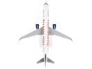 Airbus A321 Commercial Aircraft "Delta Air Lines - Thank You" (N391DN) White with Red and Blue Tail (Snap-Fit) 1/150 Plastic Model by Skymarks