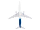 Boeing 737-900 Commercial Aircraft "Alaska Airlines - One World" (N487AS) White with Blue Tail (Snap-Fit) 1/130 Plastic Model by Skymarks