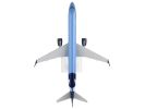 Embraer E195 Commercial Aircraft "Breeze Airways" (N190BZ) Blue (Snap-Fit) 1/100 Plastic Model by Skymarks