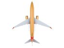 Boeing 737 MAX 8 Commercial Aircraft "Southwest Airlines" (N572UP) Tan with Red and Orange Stripes (Snap-Fit) 1/130 Plastic Model by Skymarks