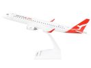 Embraer E190 Commercial Aircraft "QantasLink" (VH-UZD) White with Red Tail (Snap-Fit) 1/100 Plastic Model by Skymarks
