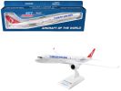 Airbus A350-900 Commercial Aircraft "Turkish Airlines" (TC-LGJ) White with Red Tail (Snap-Fit) 1/200 Plastic Model by Skymarks