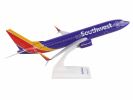 Boeing 737-800 Commercial Aircraft "Southwest Airlines - Heart One" (N8642E) Blue with Striped Tail (Snap-Fit) 1/130 Plastic Model by Skymarks